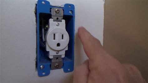 how to secure a loose electrical box|how to tighten electrical outlet.